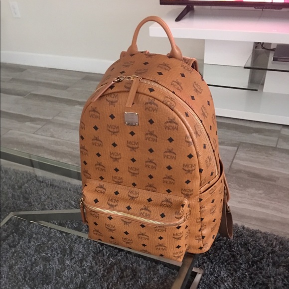 MCM Other - MCM Stark Backpack Medium Color Cognac